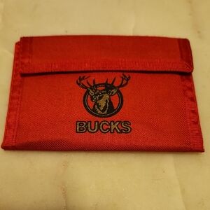Vintage Canvas Red Bucks Wallet
